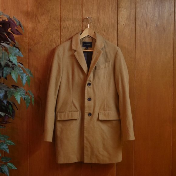Banana Republic - Stylish Tan Overcoat / Peacoat SMALL - Picture 2 of 6